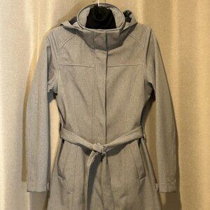 Cloudveil Light Grey Mid-Thigh Jacket - Size Small to Medium